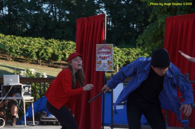 An absolutely perfect night at the vineyard for a production of William Shakespeare's Romeo and Juliet