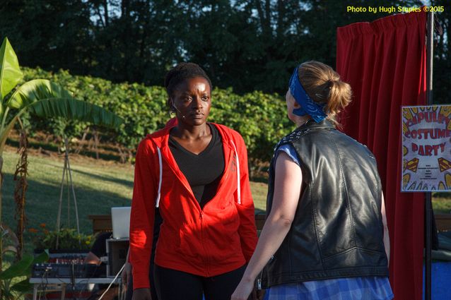 An absolutely perfect night at the vineyard for a production of William Shakespeare's Romeo and Juliet