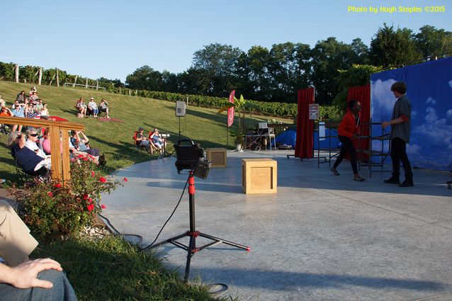 An absolutely perfect night at the vineyard for a production of William Shakespeare's Romeo and Juliet