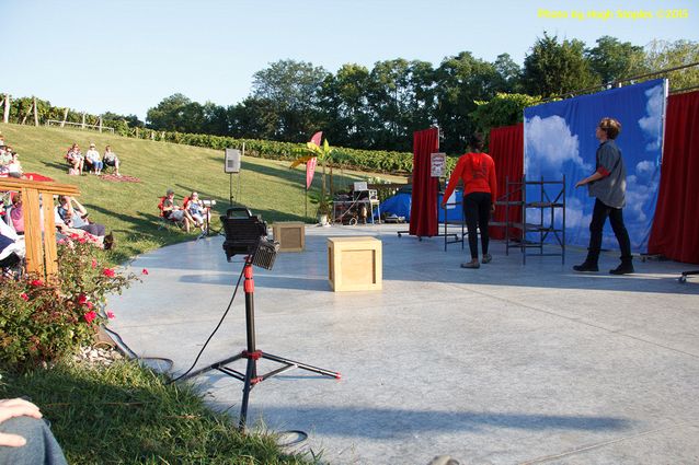 An absolutely perfect night at the vineyard for a production of William Shakespeare's Romeo and Juliet
