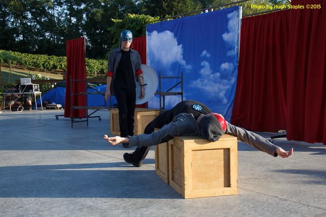 An absolutely perfect night at the vineyard for a production of William Shakespeare's Romeo and Juliet