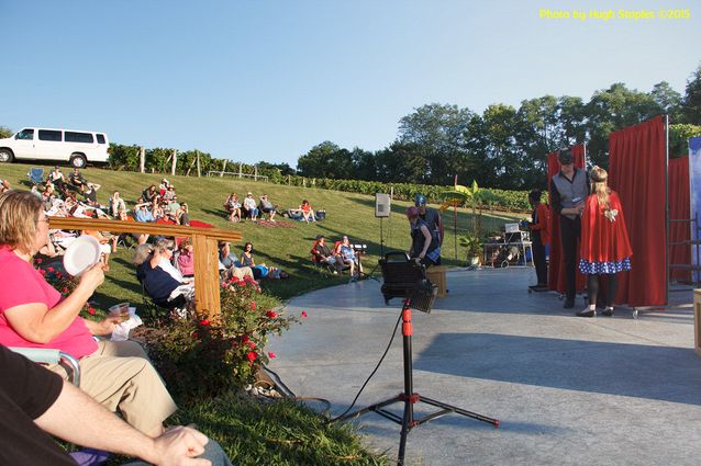 An absolutely perfect night at the vineyard for a production of William Shakespeare's Romeo and Juliet