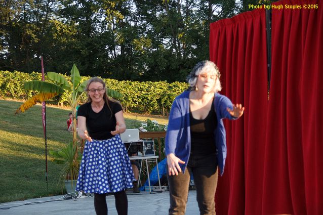 An absolutely perfect night at the vineyard for a production of William Shakespeare's Romeo and Juliet