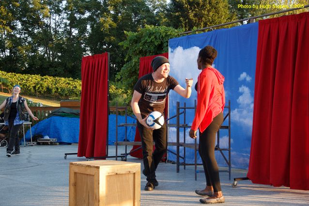 An absolutely perfect night at the vineyard for a production of William Shakespeare's Romeo and Juliet