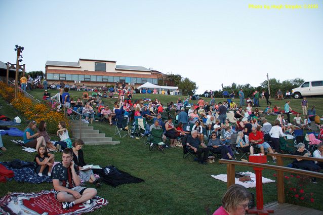 An absolutely perfect night at the vineyard for a production of William Shakespeare's Romeo and Juliet