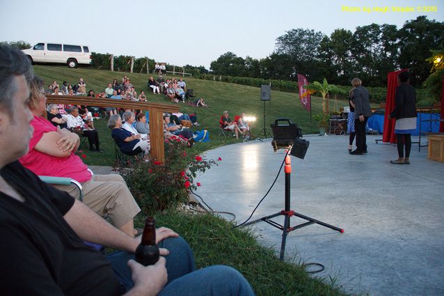 An absolutely perfect night at the vineyard for a production of William Shakespeare's Romeo and Juliet