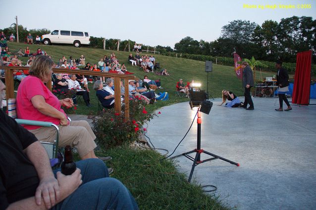 An absolutely perfect night at the vineyard for a production of William Shakespeare's Romeo and Juliet