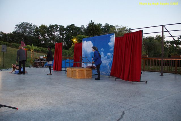 An absolutely perfect night at the vineyard for a production of William Shakespeare's Romeo and Juliet