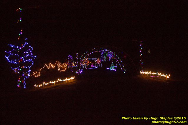 Christmas Lights at Pyramid Hill