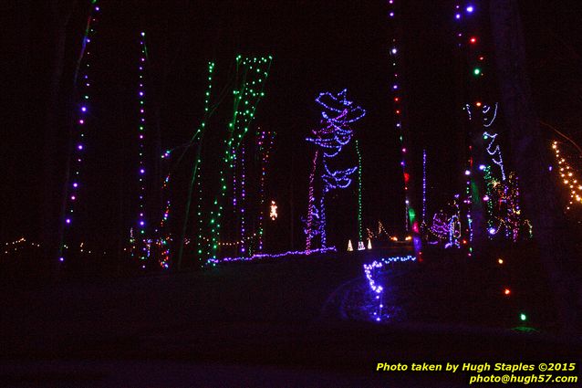 Christmas Lights at Pyramid Hill