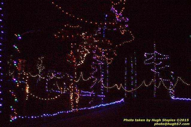 Christmas Lights at Pyramid Hill