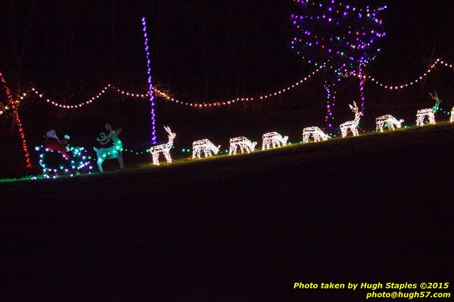 Christmas Lights at Pyramid Hill