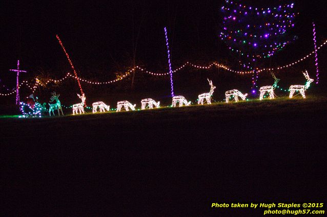 Christmas Lights at Pyramid Hill