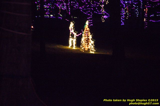 Christmas Lights at Pyramid Hill