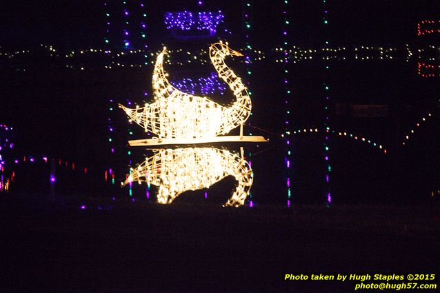 Christmas Lights at Pyramid Hill