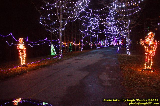 Christmas Lights at Pyramid Hill