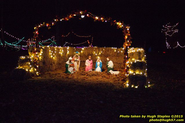 Christmas Lights at Pyramid Hill