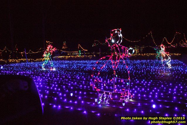 Christmas Lights at Pyramid Hill