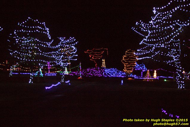 Christmas Lights at Pyramid Hill