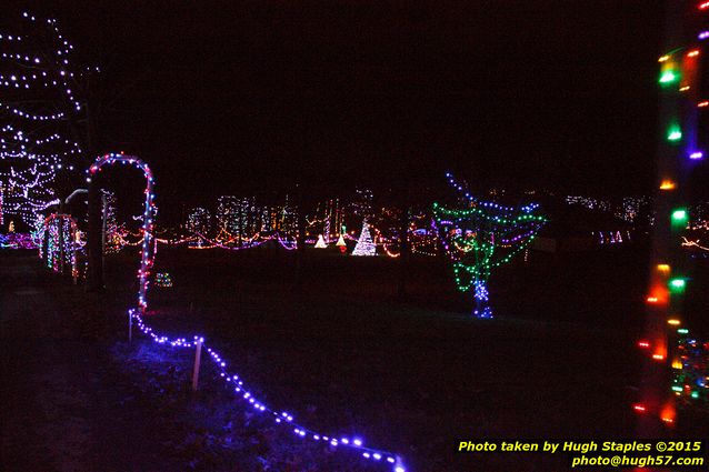 Christmas Lights at Pyramid Hill