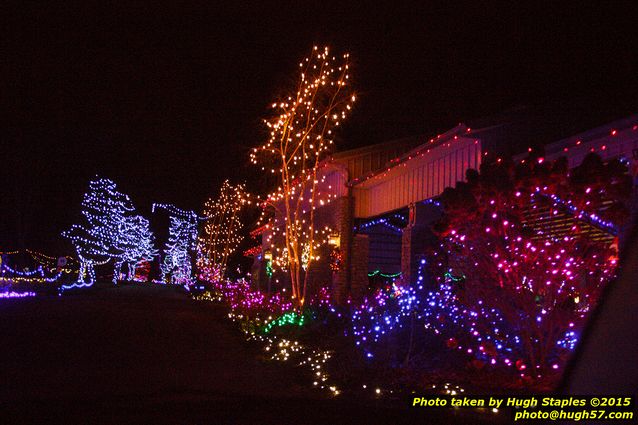 Christmas Lights at Pyramid Hill