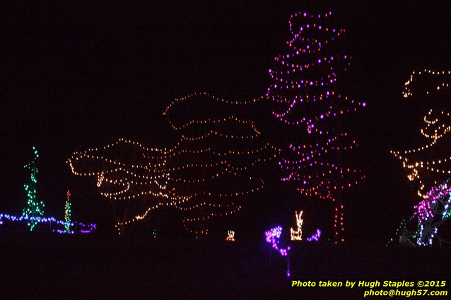 Christmas Lights at Pyramid Hill