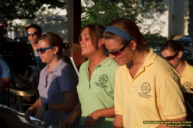 Miami University Steel Drum Band performs at Greenhills Concert on the Commons